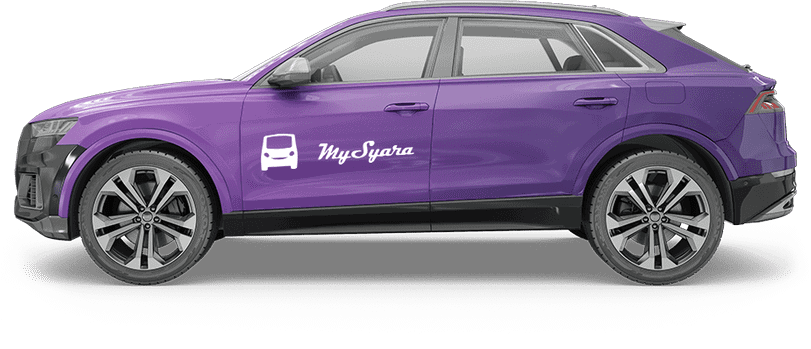 mysyara purple car